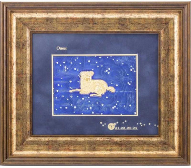 Подарочное панно «Знак зодиака Овен» — ElitPodarok
