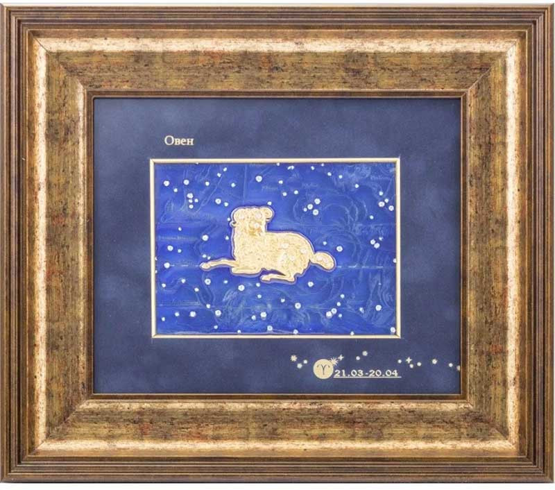 Подарункове панно «Знак зодіаку Овен» фото 1 — ElitPodarok