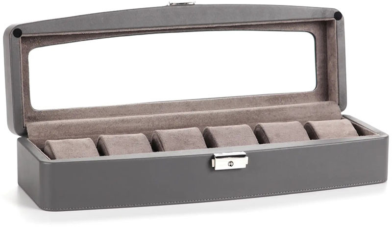 Шкатулка для хранения часов Salvadore 6W-HX-GY  фото 1 — ElitPodarok