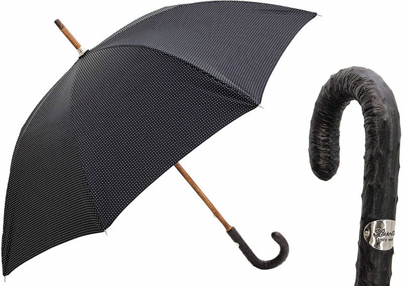 Парасолька-тростина UMBRELLA PUNTO BIANCO від PASOTTI фото 1 — ElitPodarok