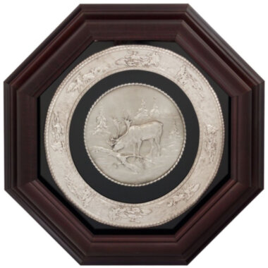 Сувенір мисливцеві "Полювання на лося" — ElitPodarok