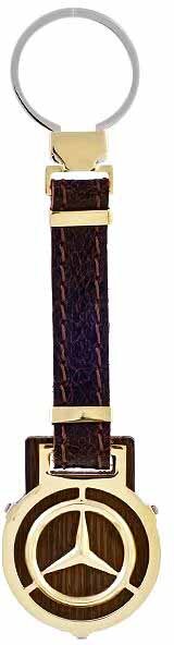 Золотой автомобильный брелок Mercedes — ElitPodarok