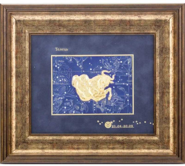 Подарочное панно «Знак зодиака Телец» — ElitPodarok